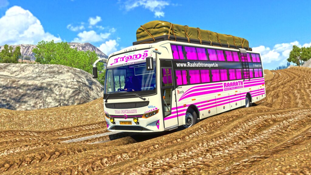 ETS2 bus mod India - Raahath travels